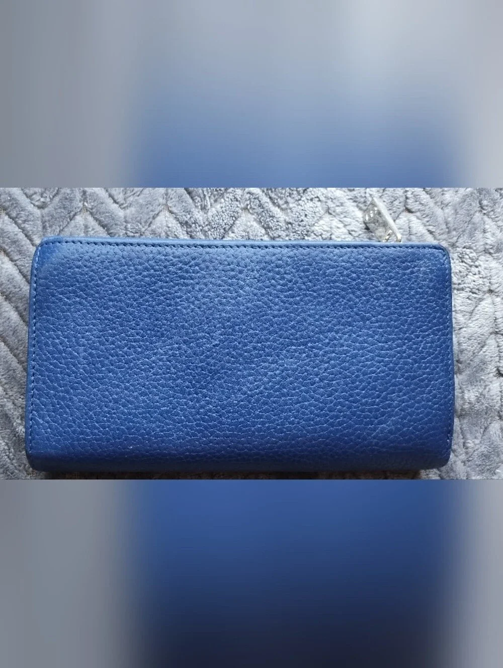 Valentina Navy Tri-fold Wallet